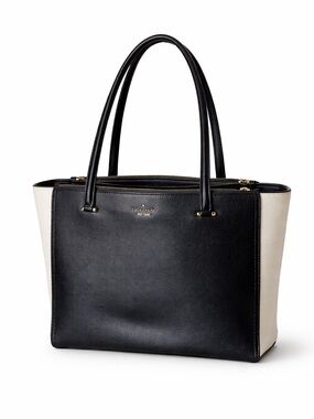 Kate Spade Black and White Patterson Drive Tote Bag ♠️